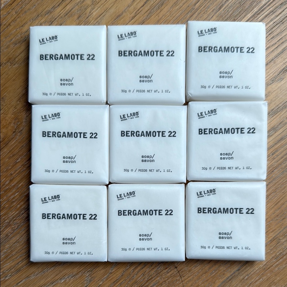 Le Labo Bergamote 22 Soap - 30g / 1oz (Set of 9)